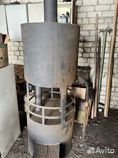 Печь для бани с баком