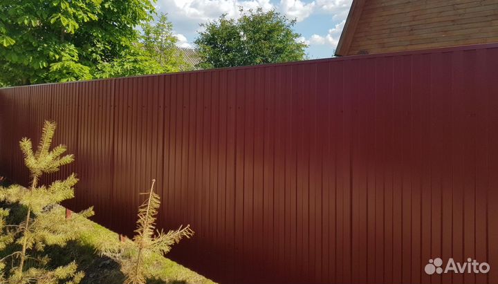 Забор из профлиста без посредников