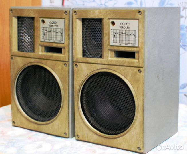 Акустические колонки Сонет, Vef