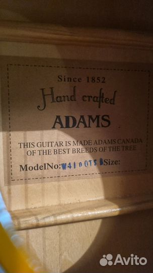 Акустическая гитара adams
