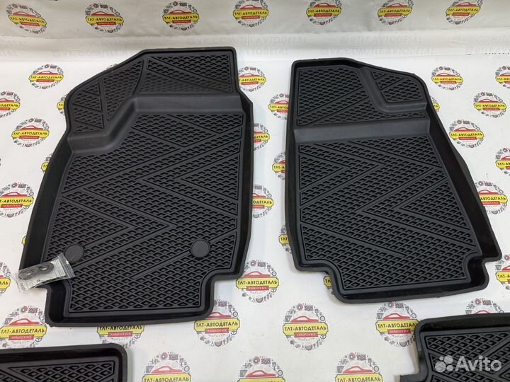 Резиновые коврики ромб на LADA Niva Legend с 2021г