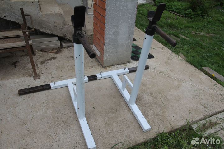 Гриф, стойка, блины, скамья