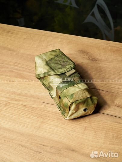 Подсумок двойной с клапаном (Мультикам/Мох)