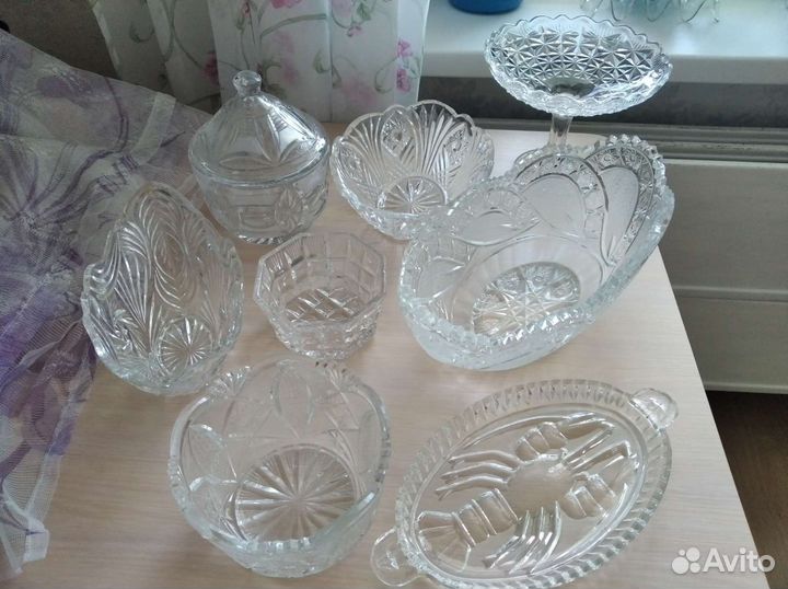 Вазы хрустальные СССР