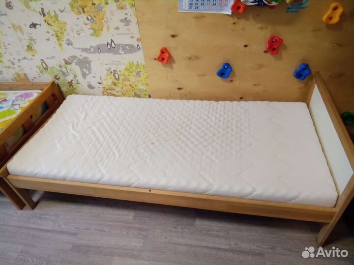 Детская кровать IKEA с матрасом