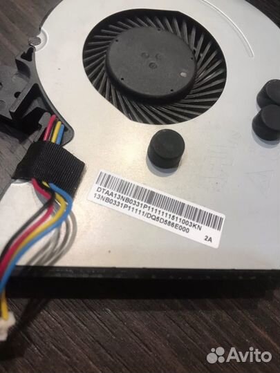 Кулер для ноутбука Asus X551M X551C, X551MA, X451