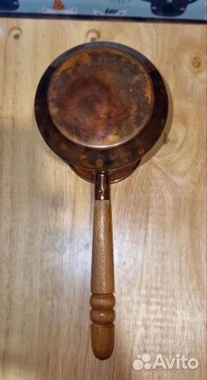 Медная турка-джезва