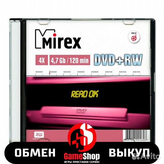 DVD RW диски Mirex