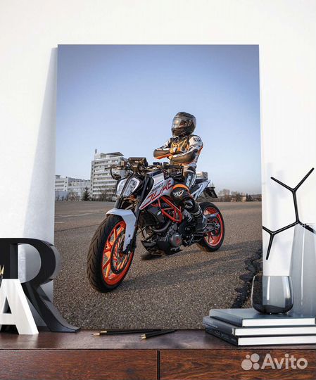 Картины мотоцикл на холсте для интерера
