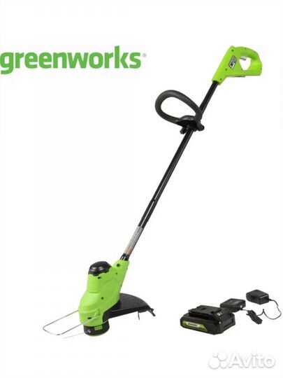 Триммер аккумуляторный greenworks G24LT25 2107207S