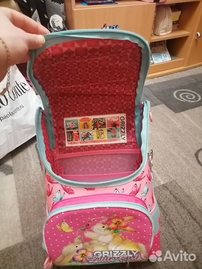 Рюкзак школьный для девочки grizzly