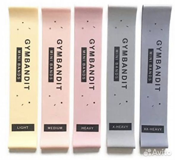 Gymbandit - Набор из 5 эластичных эспандеров