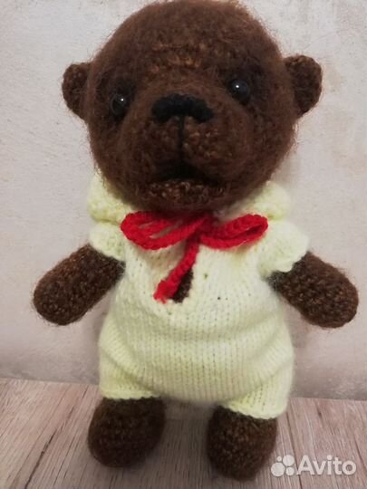 Вязаная игрушка Мишка
