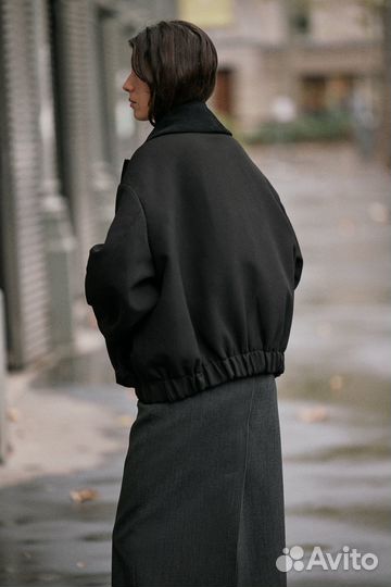 Оверсайз бомбер Zara (a.ya bnprt znwr toptop)