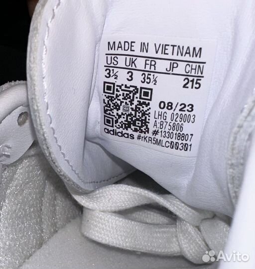 Adidas Samba OG Cloud White Core Black. Оригинал