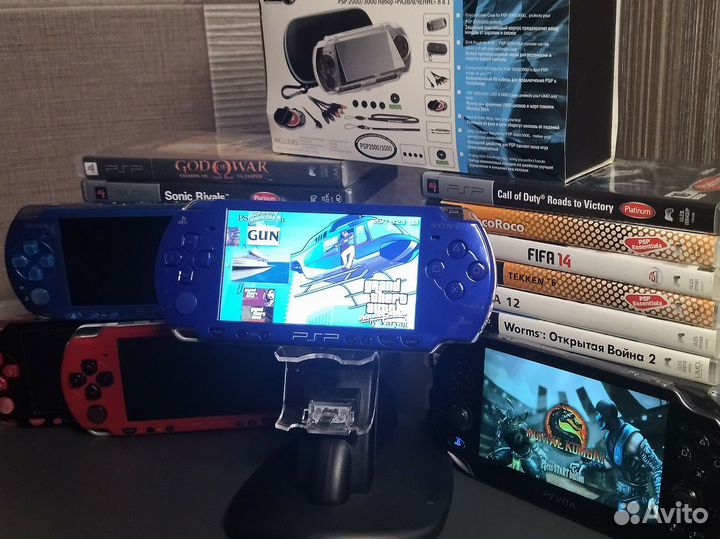 Sony psp 3008 прошитая +64gb с играми