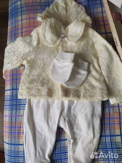 Комплект на выписку для девочки лето