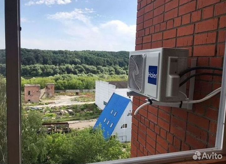 Сплит система с установкой