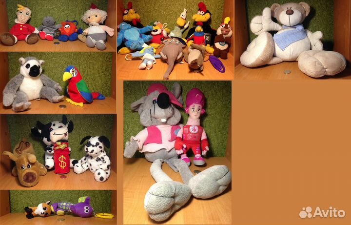 Мягкие игрушки Макдональдс, Angry Birds и другие