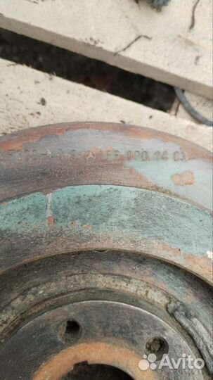 Демпфер коленвала mercedes 814, 817, 1317