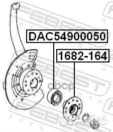 Ступица колеса передн./задн. MB W164/X164/W251