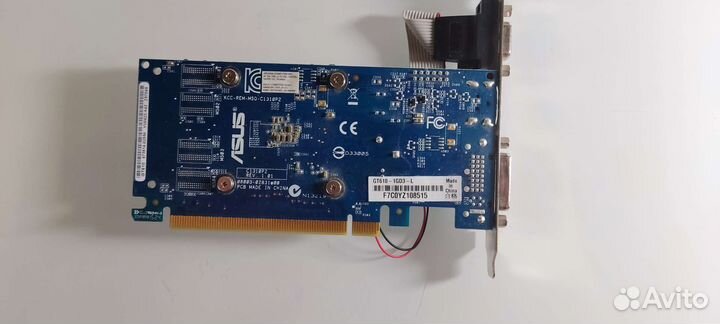 Видеокарта Asus gt 610 1gb