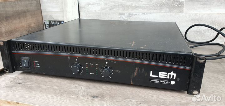 Усилитель мощности звука LEM procon 1800P
