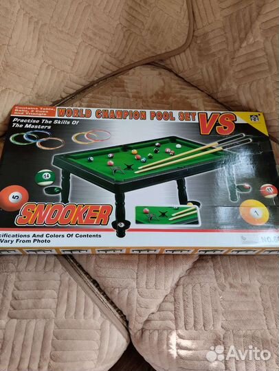 Детский настольный бильярд