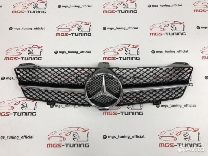 Решетка Mercedes CLS w219 08-10 AMG хром полоса