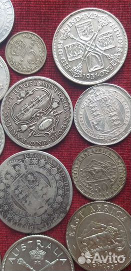 Монеты Британии,Великобритании,колонии