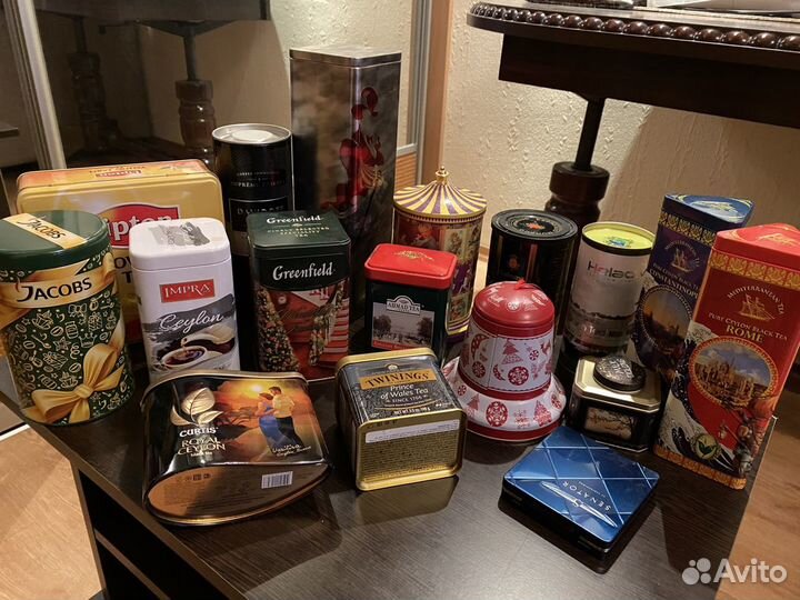 Жестяные банки для сыпучих