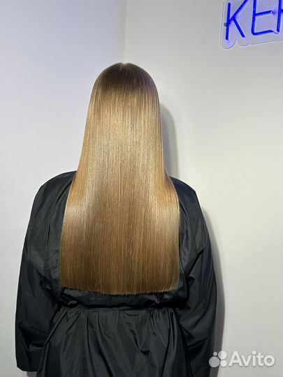 Кератиновое выпрямление