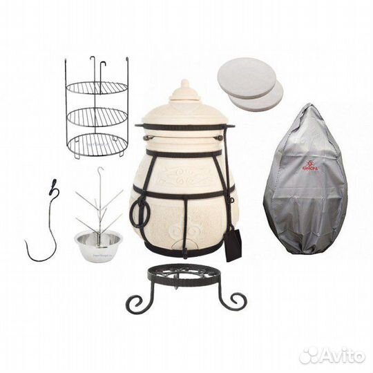Тандыр Скиф + чехол + решетка
