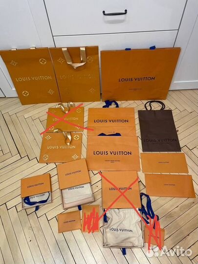 Пакеты и коробки брендовые louis vuitton Cartier