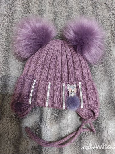 Шапка зимняя для девочки