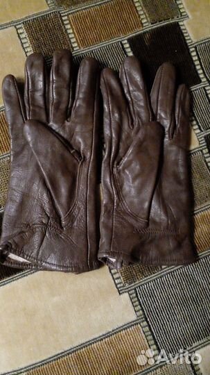 Перчатки кожаные женские