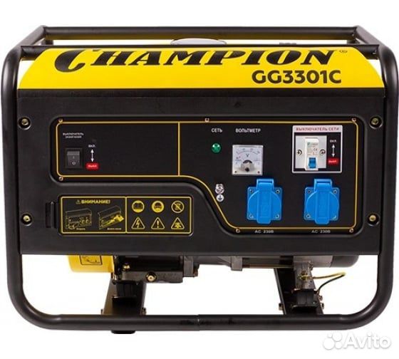 Генератор champion GG3301C