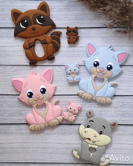 Именные держатели для сосок и грызунков