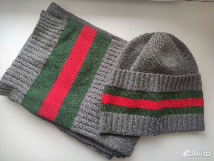 Комплект шапка и шарф