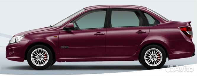 Крыло левое Лада Гранта 2190 вишневый 192 Портвейн