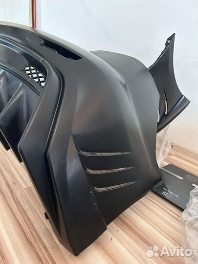 Задний бампер на mitsubishi lancer 10