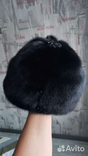 Шапка норковая женская