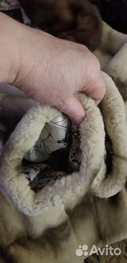 Шуба из стриженного бобра 50