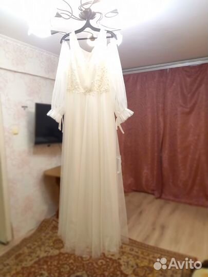 Свадебное платье 46 48 новое