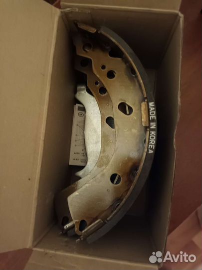 Задние тормозные колодки hyundai getz