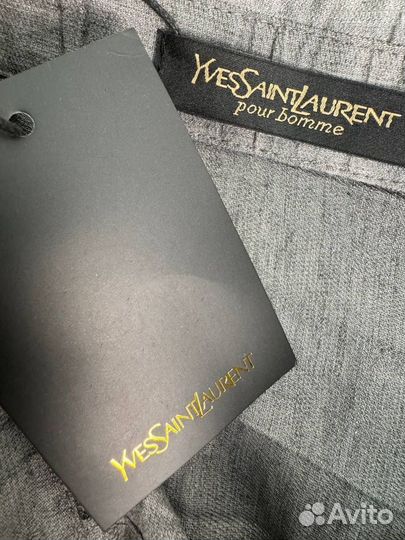 Льняной костюм Yves Saint Laurent брючный