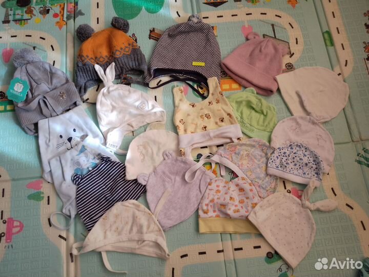 Детские шапочки для новорожденных