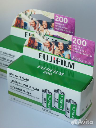 Фотоплёнка Fujifilm 200 свежая фотопленка