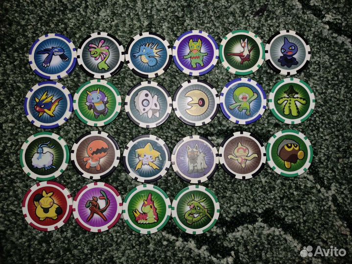 Оригинальные фишки pokemon chipz 2006