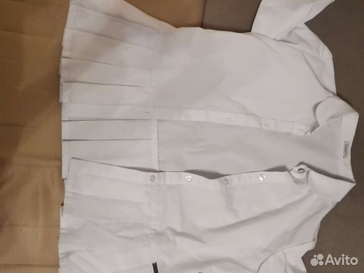 Рубашка белая школьная